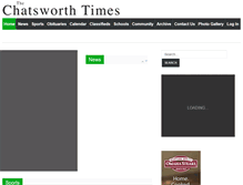 Tablet Screenshot of chatsworthtimes.com